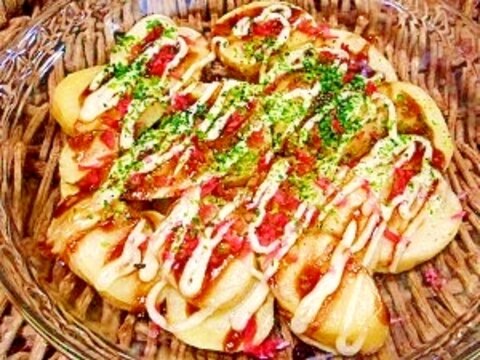 ジャガイモの☆タコ焼き風